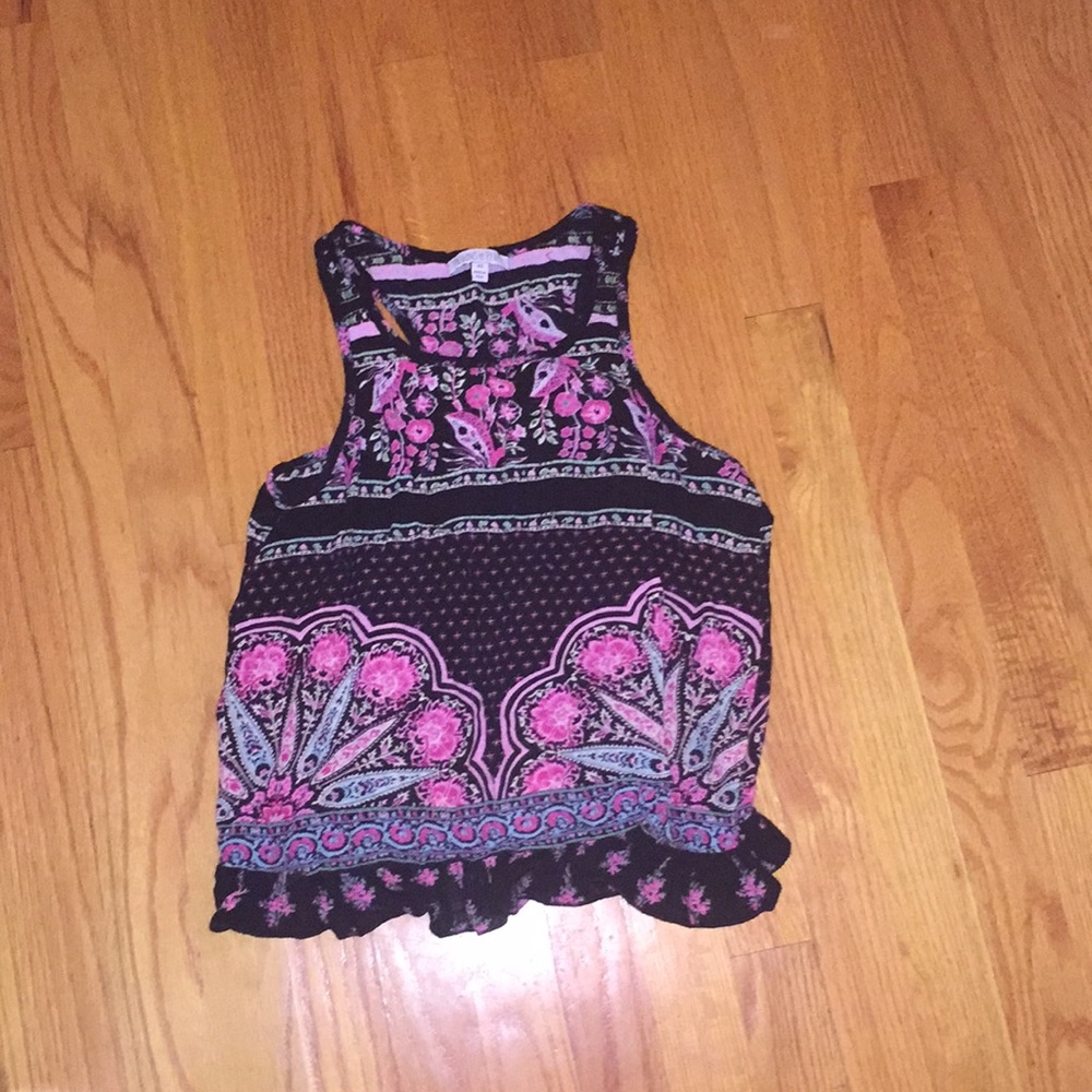 Ruby and Jenna xs open back tank top